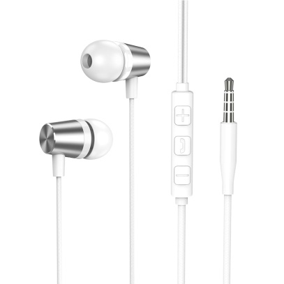 Наушники Deppa Stereo Alum Mini (44184) Серебряный