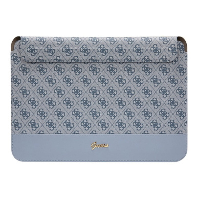 Чехол Guess для ноутбуков 13"/14" Sleeve 4G Bottom stripe Metal logo (GUCS14PS4SGB) Голубой