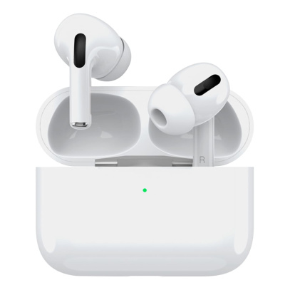 Беспроводные наушники с микрофоном Deppa Air Pro, TWS, BT 5.1, 250 мАч, QI, IPX4 (44167) Белый