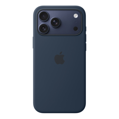 Чехол для iPhone 17 Pro Max c MagSafe Silicone Case Синий