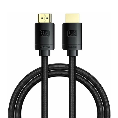 Кабель Baseus High Definition Series HDMI 8K to HDMI 8K Adapter Cable 2 м (CAKGQ-K01) Черный