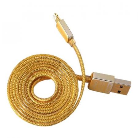 USB кабель REMAX Safe&Speed разъем Lightning (RC-016i) Золотой
