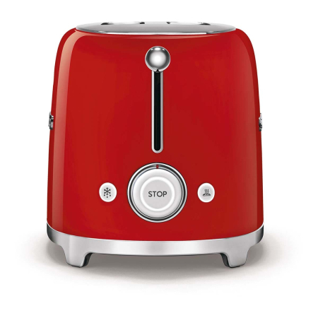Тостер на 4 ломтика SMEG 50s style (TSF02RDEU) Красный