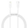 Кабель Baseus Superior Series Fast Charging Data Cable Type-C – Lightning PD 20W, 1 м (CATLYS-A02) Белый