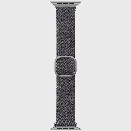 Ремешок UNIQ для Apple Watch 45/44/42 мм ASPEN Strap Braided (44MM-ASPGRY) Grey