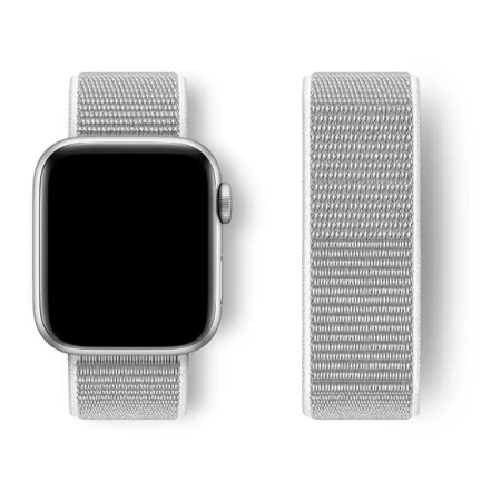 Нейлоновый ремешок Fashion Nylon Velero Band для Apple Watch 42/44 мм Dark Grey, темно-серый