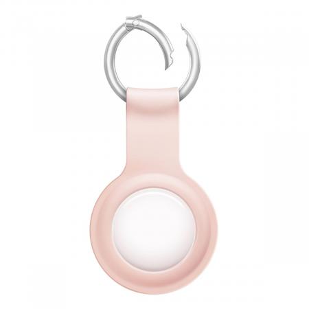 Чехол для Apple AirTag UNIQ Lino Liquid silicone (AIRTAG-LINOPNK) Розовый