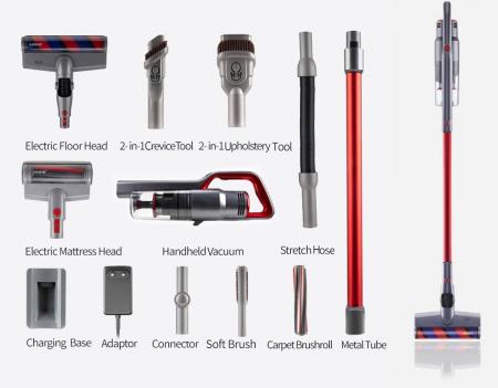 Беспроводной пылесос JIMMY Cordless Vacuum Cleaner JV65 Красный