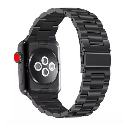 Блочный ремешок COTEetCI Block Stainless Steel для Apple Watch 42/44 мм Black, черный