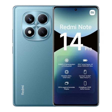 Xiaomi Redmi Note 14 Pro 8/128Gb Ocean Blue, голубой