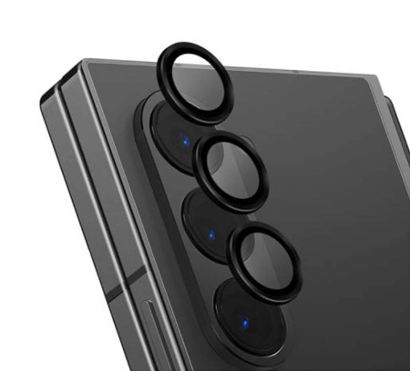 Защитное стекло для Galaxy Z Fold6, BlueO Camera lens Armor metal 3 шт. Черное
