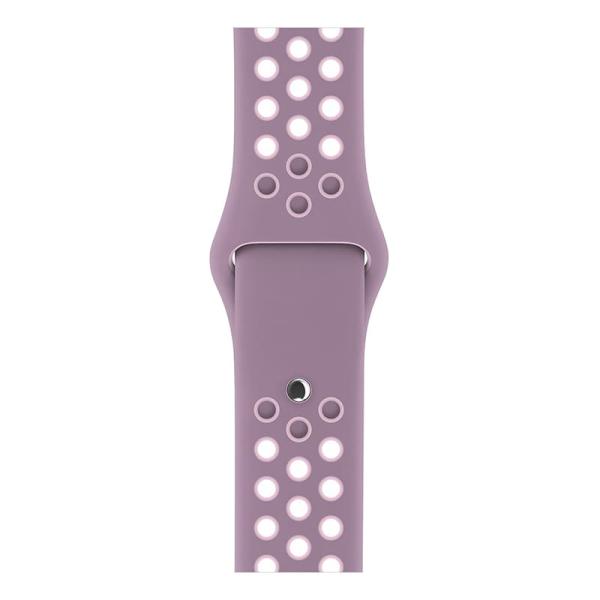 Ремешок Nike+ "Silicone Sport Band" Apple Watch 42/44 мм Фиолетово-бежевый
