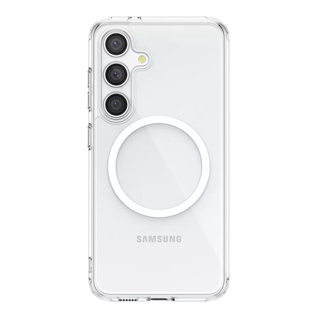 Чехол для Samsung Galaxy S24/S25 с MagSafe Clear Case, Прозрачный