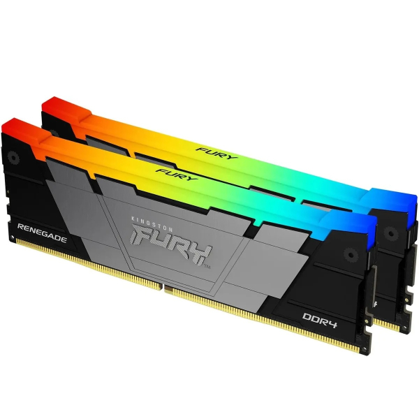 Оперативная память Kingston Fury Renegade RGB KF432C16RB2AK2/64 DDR4 64GB 3200MHz CL16 DIMM 2x32 RGB