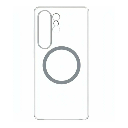 Чехол для Samsung Galaxy S25 Ultra c MagSafe Silicone Case Сlear, Прозрачный