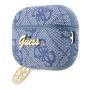 Чехол для Airpods Pro 2 Guess PU leather 4G with metal logo and Heart charm (GUAP2G4GSMB) Синий