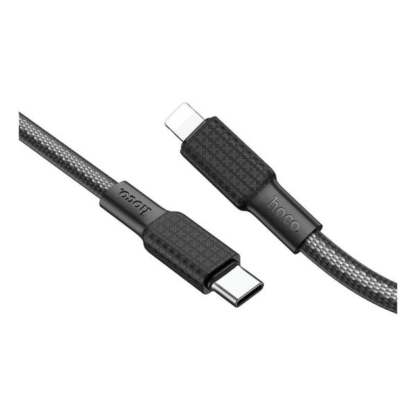 Кабель hoco. Type-C – Type-C “Jaeger” PD (X69) Черно-белый