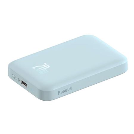 Внешний аккумулятор Baseus 10000mAh Magnetic Mini Wireless Fast Charge Power Bank 20W (PPCX110103) Голубой