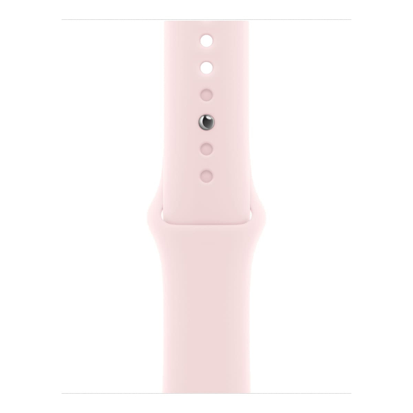 Apple Watch Series 9, 41 мм корпус из алюминия цвета «Pink», ремешок Sport Band размера M/L цвета «Light Pink»