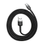 USB кабель Baseus Cafule Cable разъем Type-C (CATKLF-BG1) Черный