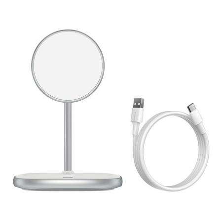 Беспроводное зарядное устройство Baseus (BS-W519) White, белый