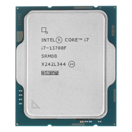 Процессор Intel Core i7-13700F, 2.1 ГГц (Turbo 5.20 ГГц), LGA1700, OEM (CM8071504820806S)