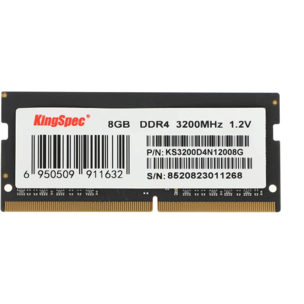 Оперативная память Kingspec KS3200D4N12008G DDR4 8GB 3200MHz SO DIMM 1x8