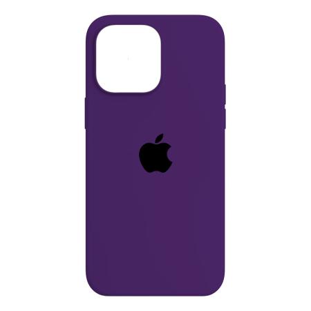 Чехол Silicone Case для Apple iPhone 14 Pro Max Пурпурно-синий