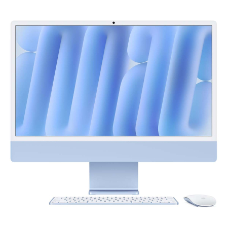 Apple iMac 24" (M4 10C CPU, 10C GPU, 2024) Retina 4,5K, 24Gb, 512Gb SSD (MD2T4) Blue, синий