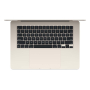 Apple MacBook Air 15" (M4 10C CPU, 10C GPU, 2025) 16/256Gb SSD (MW1J3) Starlight, «сияющая звезда»